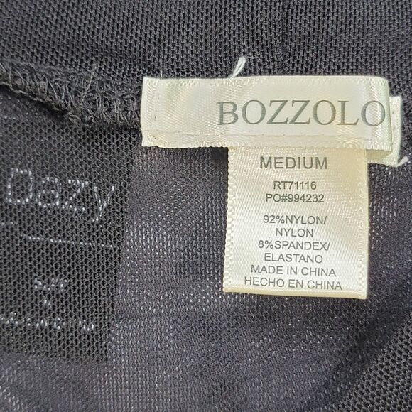 Bundle of x2 Bozzolo & Dazy Black and Dye Blue Jumpsuit Long Sleeves Women Sz M - Picture 3 of 9